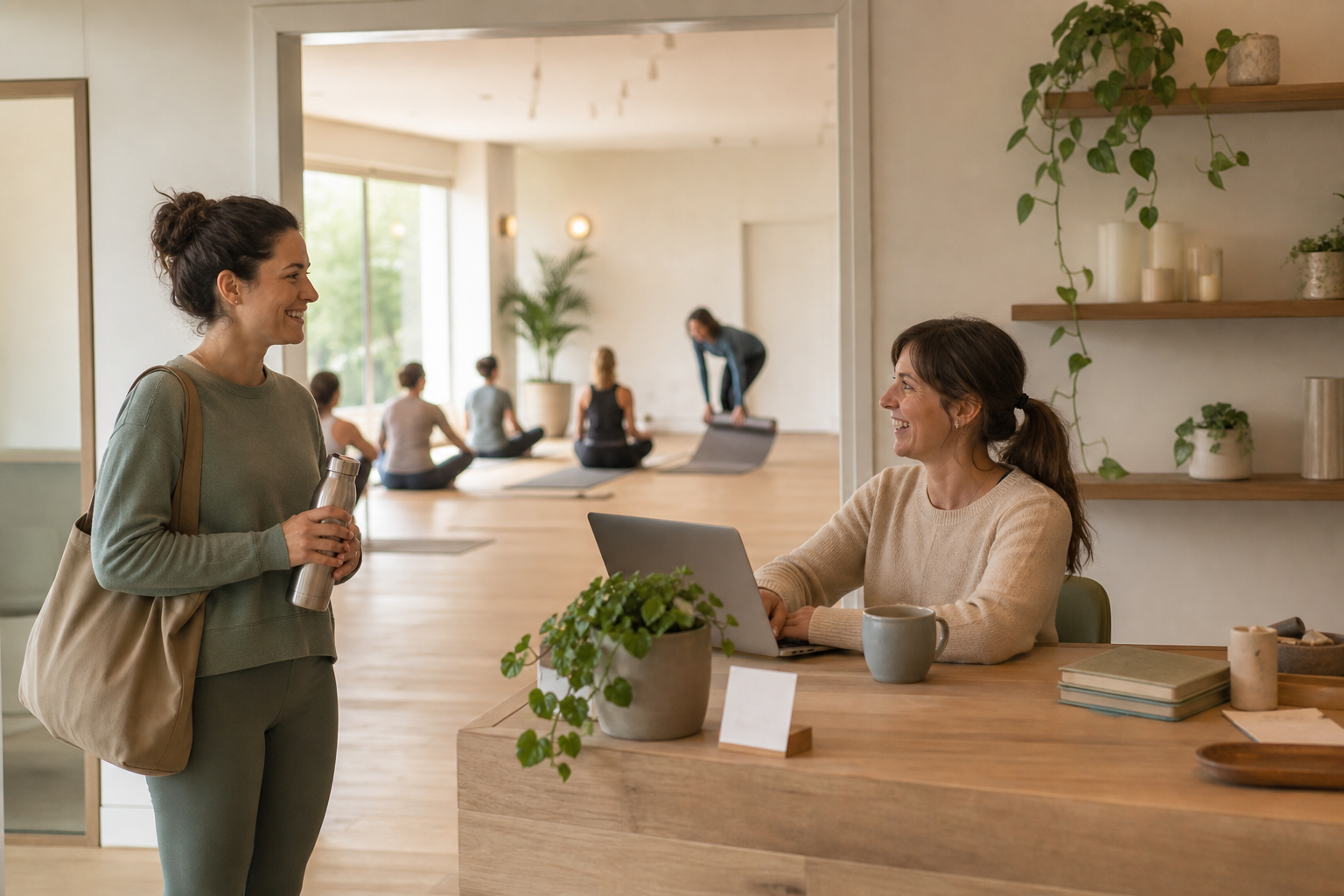 Panel de gestión de Sattva para propietarios de centros de yoga